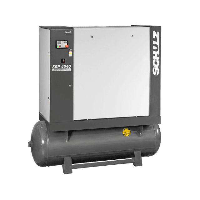 Schulz, 40 hp rotary screw air compressor