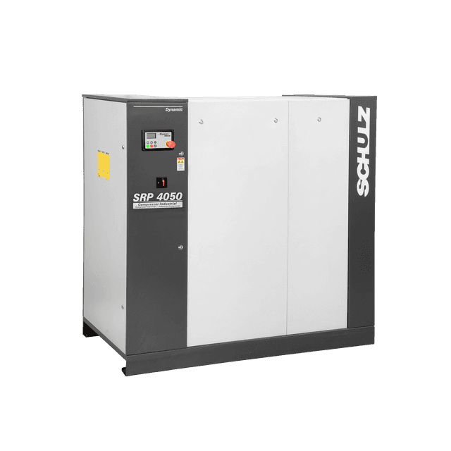 Schulz, 50hp, air cooled and oil flooded rotary screw air compressor